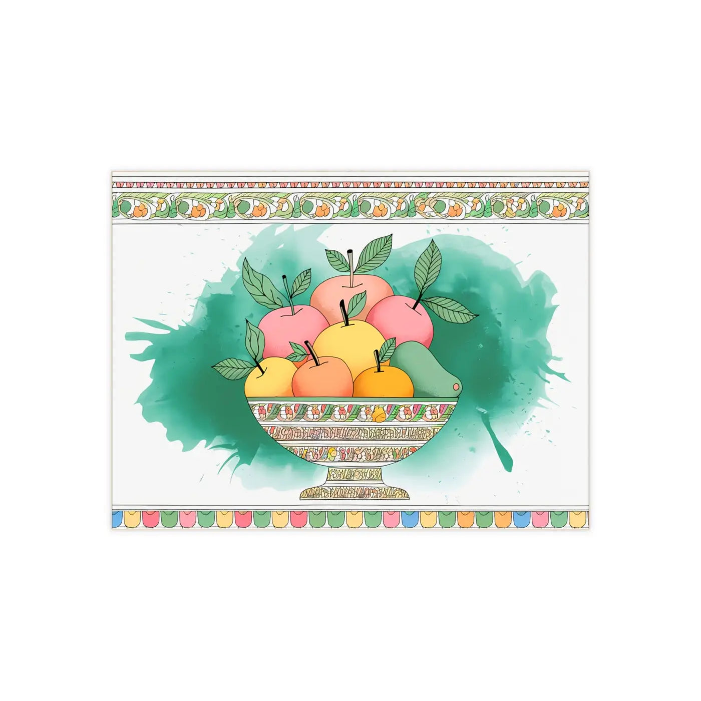 Vibrant Ceramic Photo Tile - Wall Art Statement - DipaliZ