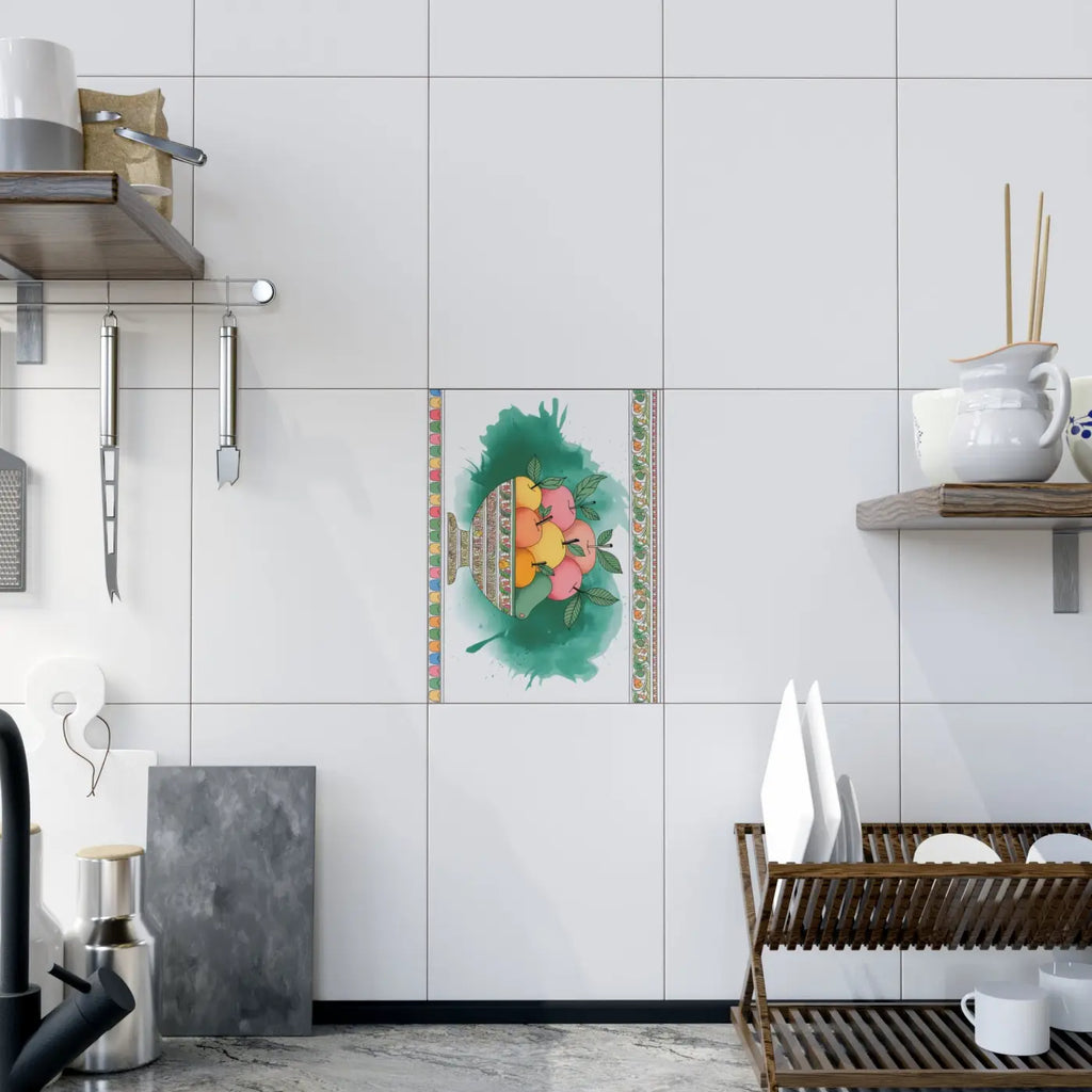 Vibrant Ceramic Photo Tile - Wall Art Statement - DipaliZ