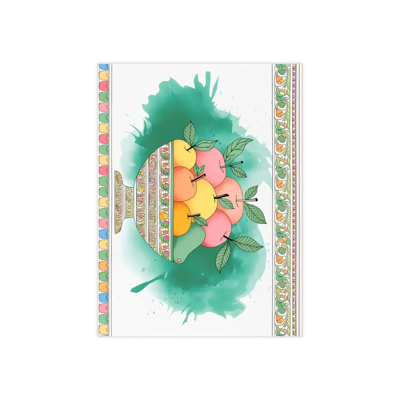 Vibrant Ceramic Photo Tile - Wall Art Statement - DipaliZ
