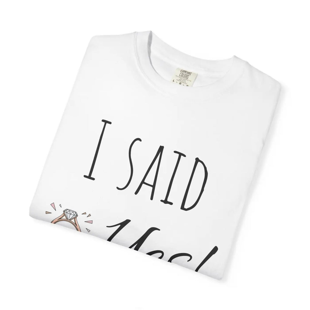 Engagement Shirt - Playful Bridal-Inspired Print - DipaliZ