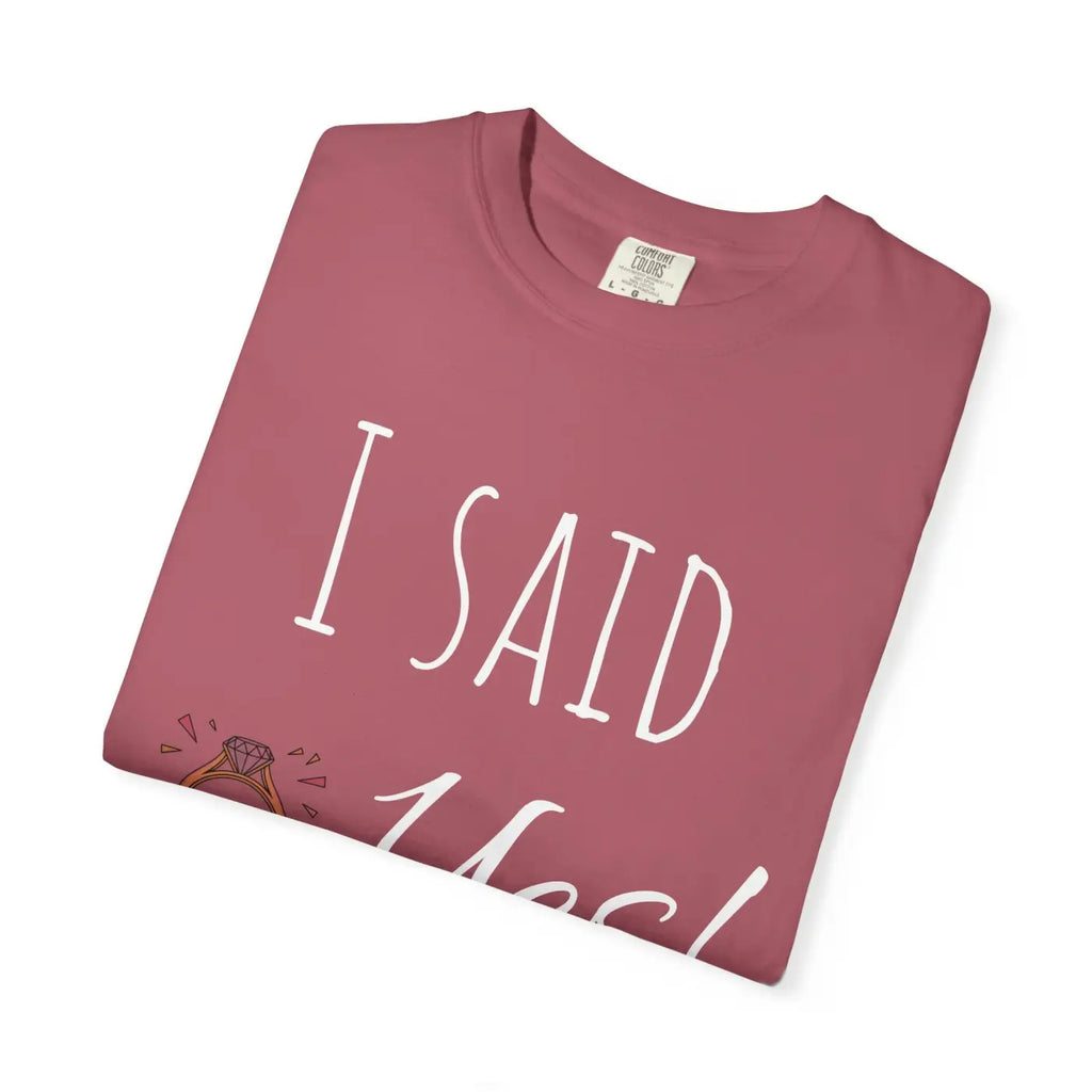 Engagement Shirt - Playful Bridal-Inspired Print - DipaliZ