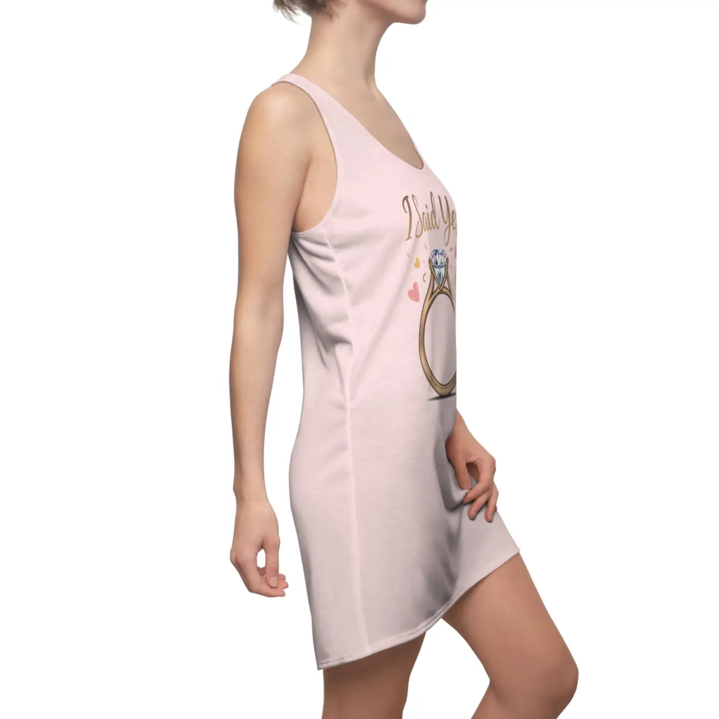 Racerback Dress - Engagement Celebrations Women's Fashion - DipaliZ