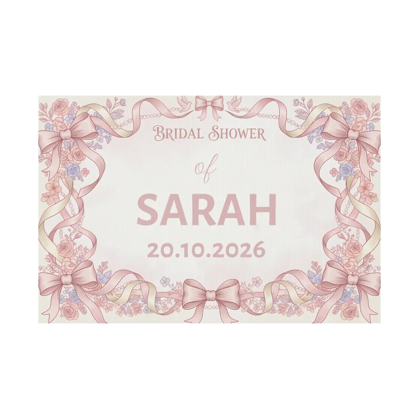 Picture Perfect Bridal Shower Yard Sign - Celebration - DipaliZ