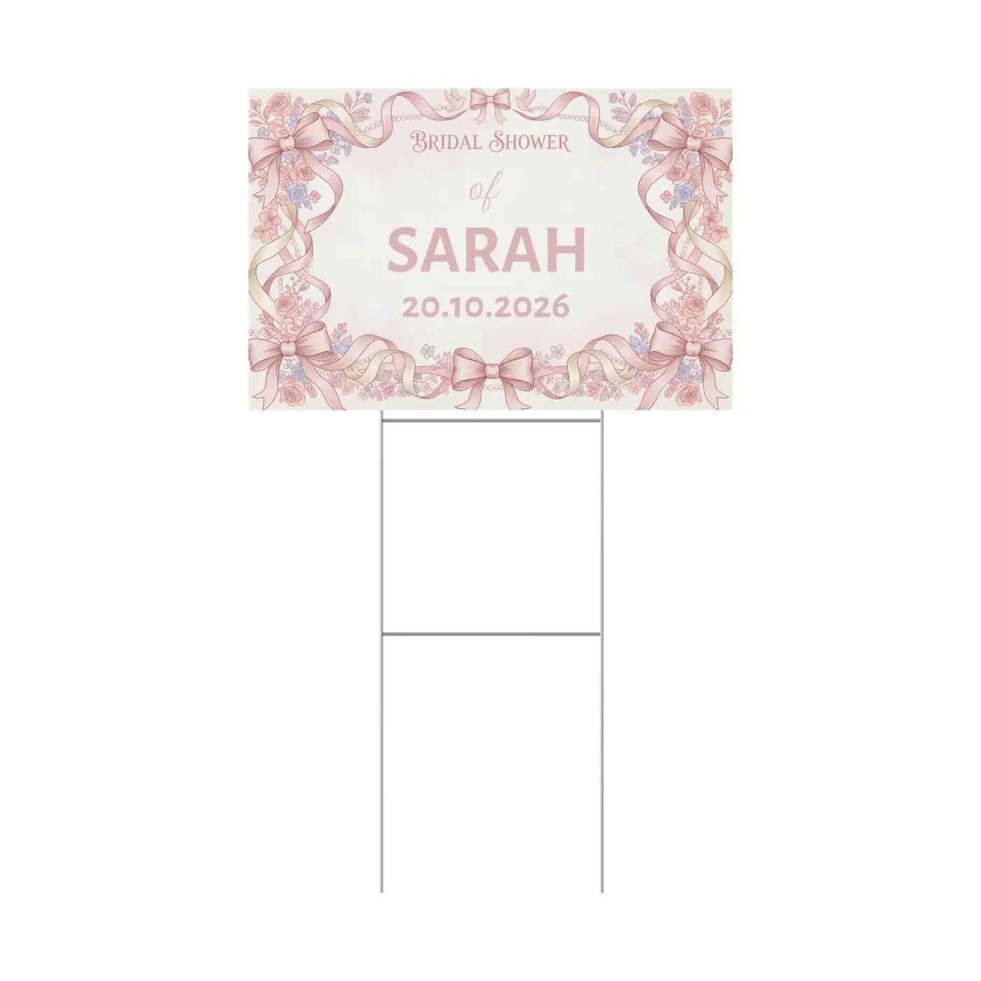 Picture Perfect Bridal Shower Yard Sign - Celebration - DipaliZ