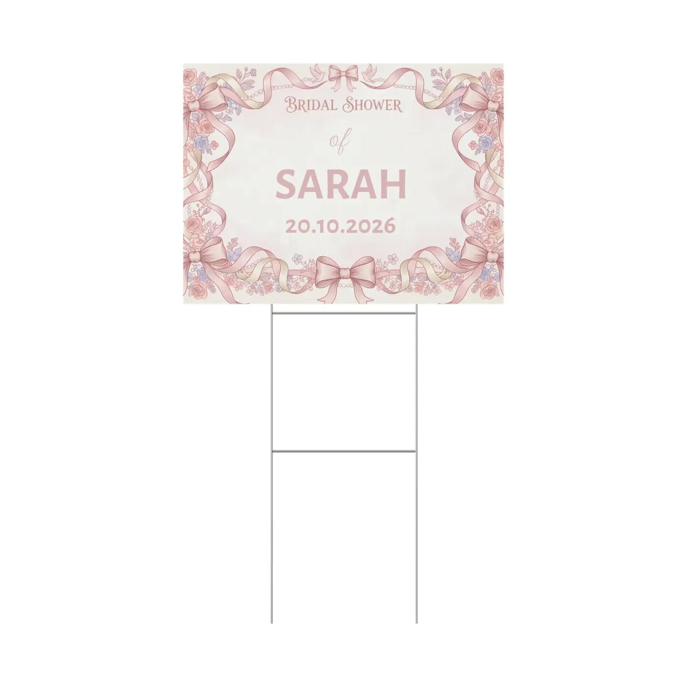 Picture Perfect Bridal Shower Yard Sign - Celebration - DipaliZ