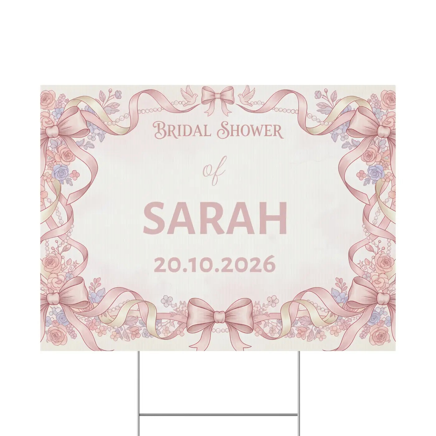 Picture Perfect Bridal Shower Yard Sign - Celebration - DipaliZ
