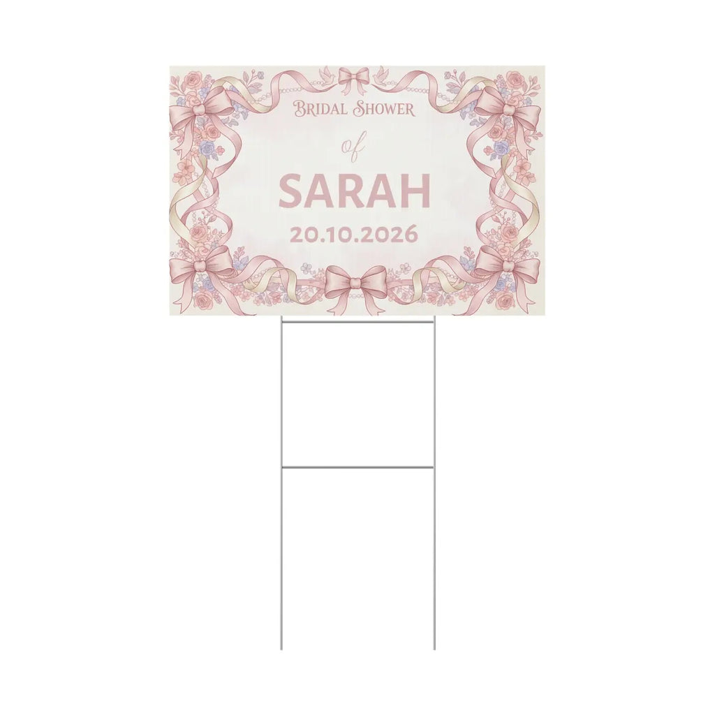 Picture Perfect Bridal Shower Yard Sign - Celebration - DipaliZ