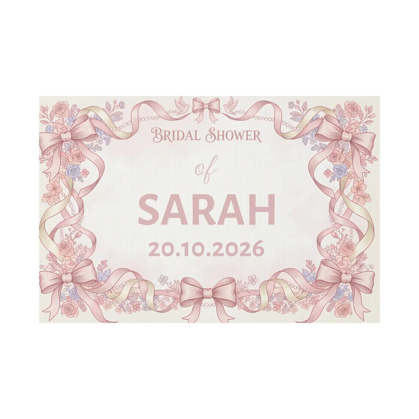 Picture Perfect Bridal Shower Yard Sign - Celebration - DipaliZ