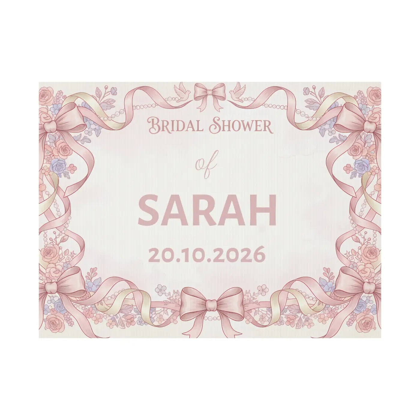 Picture Perfect Bridal Shower Yard Sign - Celebration - DipaliZ