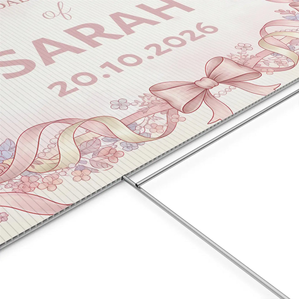 Picture Perfect Bridal Shower Yard Sign - Celebration - DipaliZ