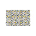 Floral Grey Outdoor Rug - Bright Patio Design - DipaliZ