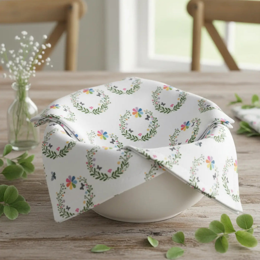 Bright floral, Napkins, 4-set