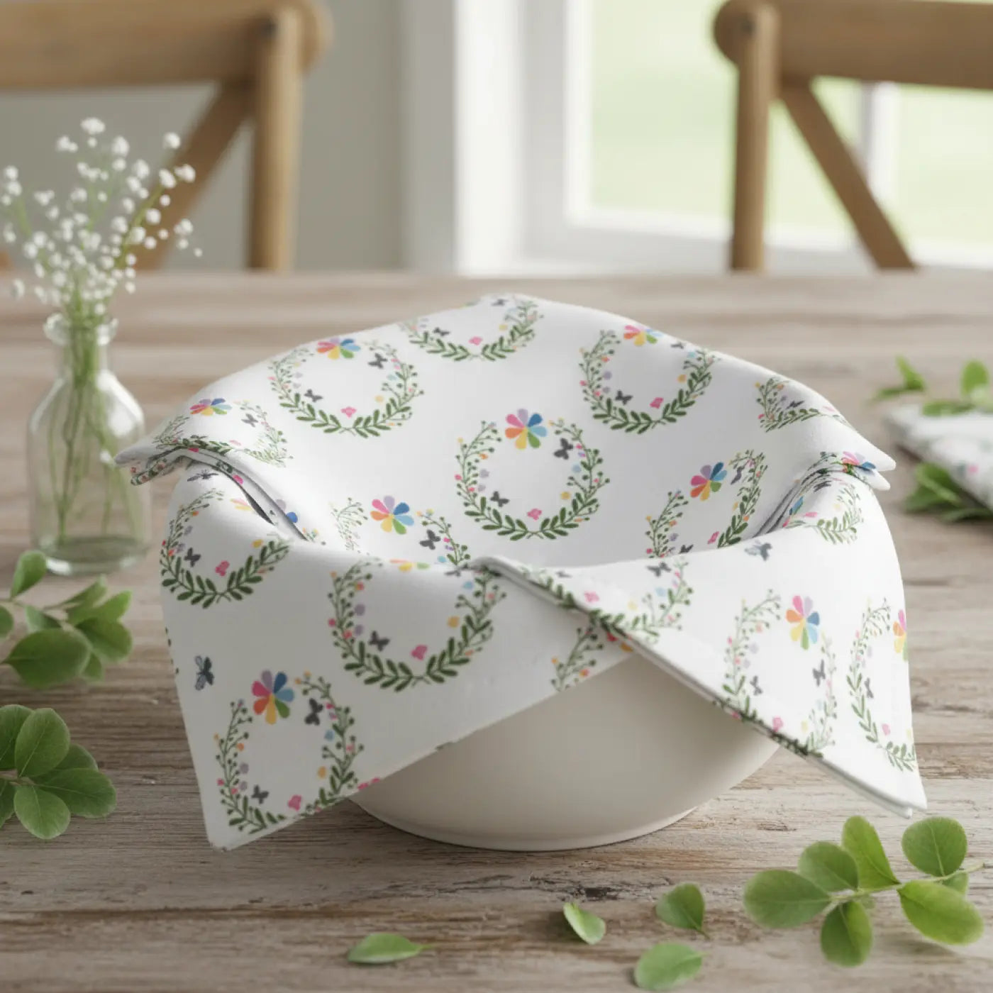 Bright floral, Napkins, 4-set