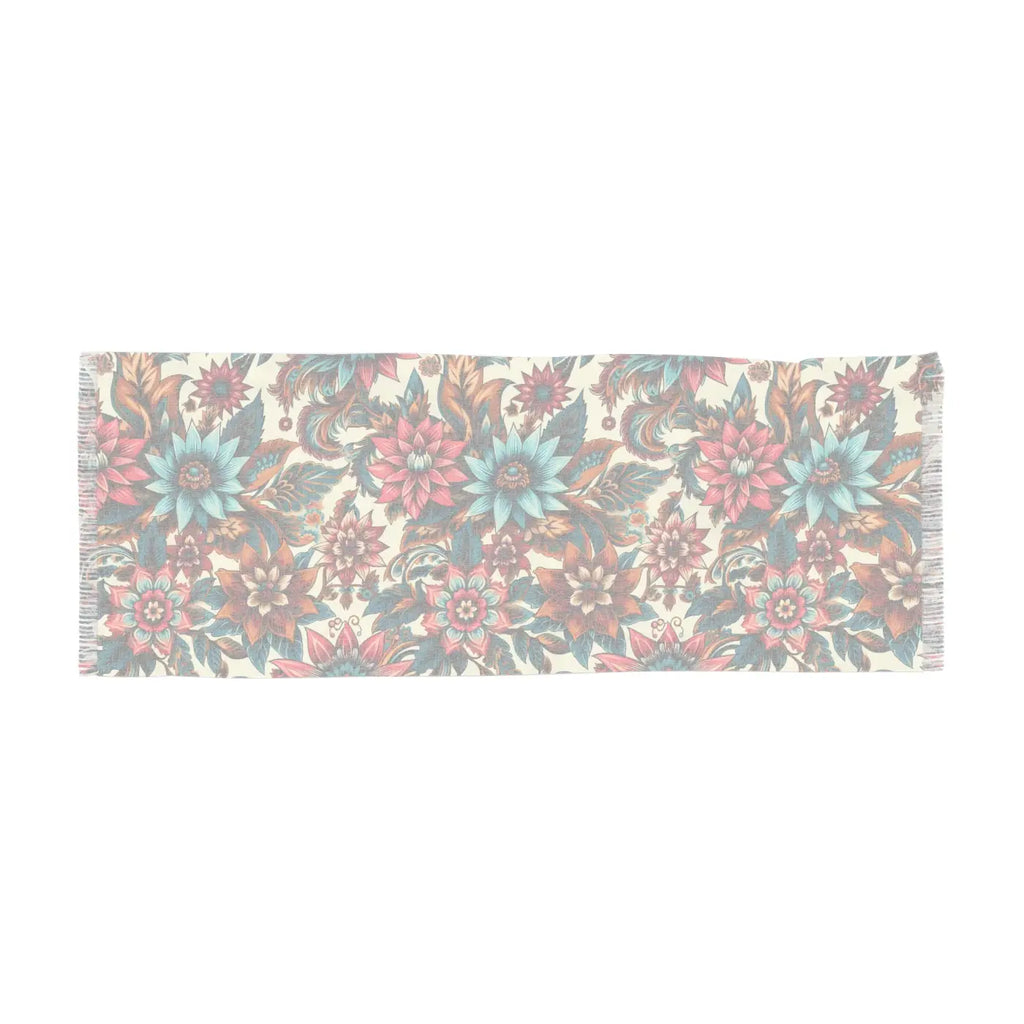 Chic Light Scarf - Bright Florals Lightweight Design - DipaliZ