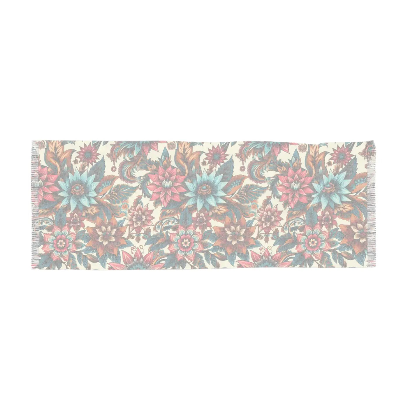Chic Light Scarf - Bright Florals Lightweight Design - DipaliZ