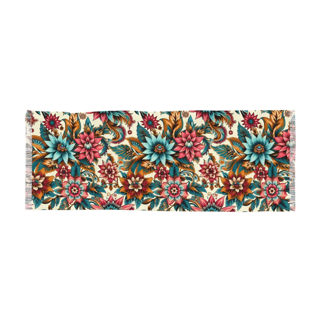 Chic Light Scarf - Bright Florals Lightweight Design - DipaliZ