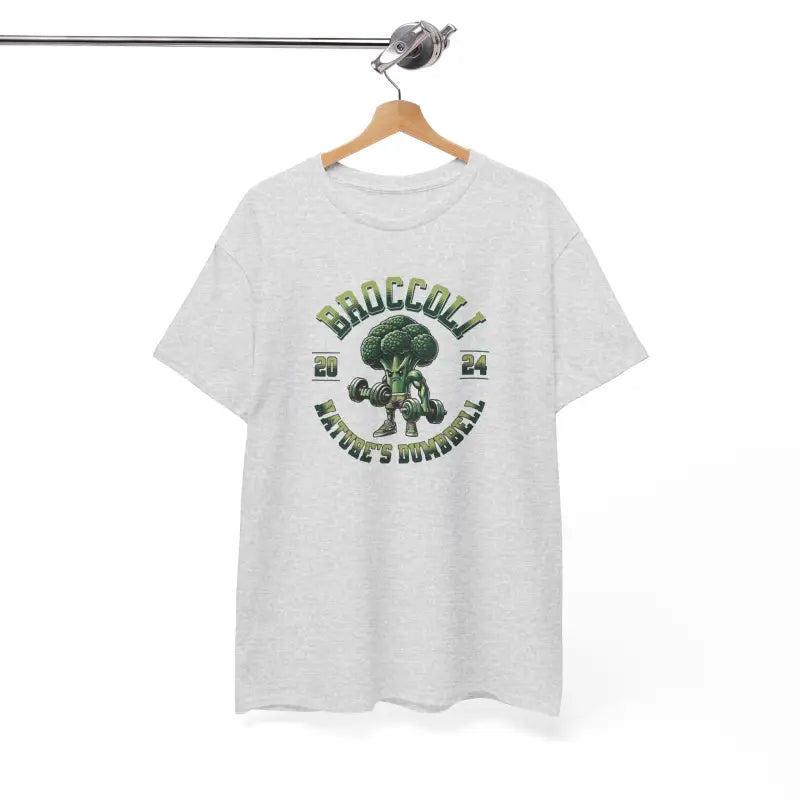 Broccoli T-Shirt - Nature's Dumbbell Fitness Tee - DipaliZ
