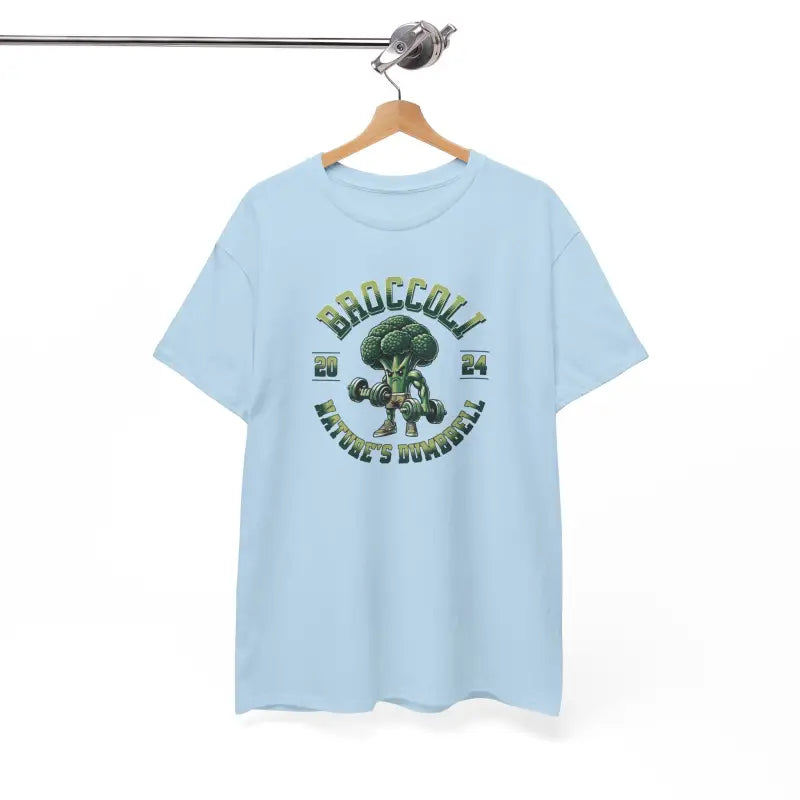 Broccoli T-Shirt - Nature's Dumbbell Fitness Tee - DipaliZ
