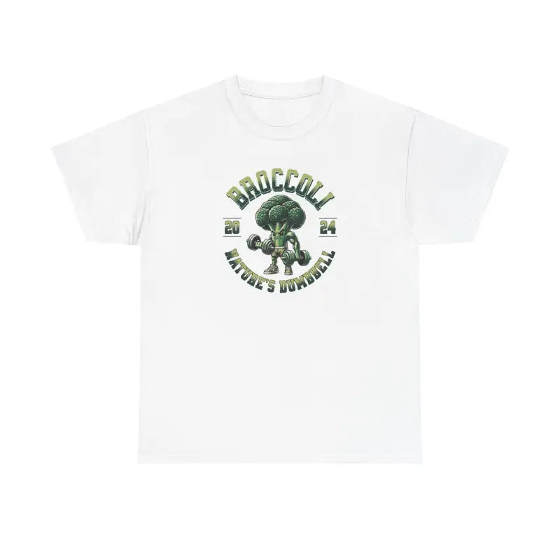 Broccoli T-Shirt - Nature's Dumbbell Fitness Tee - DipaliZ