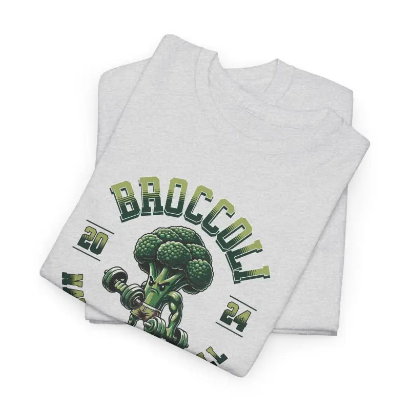 Broccoli T-Shirt - Nature's Dumbbell Fitness Tee - DipaliZ