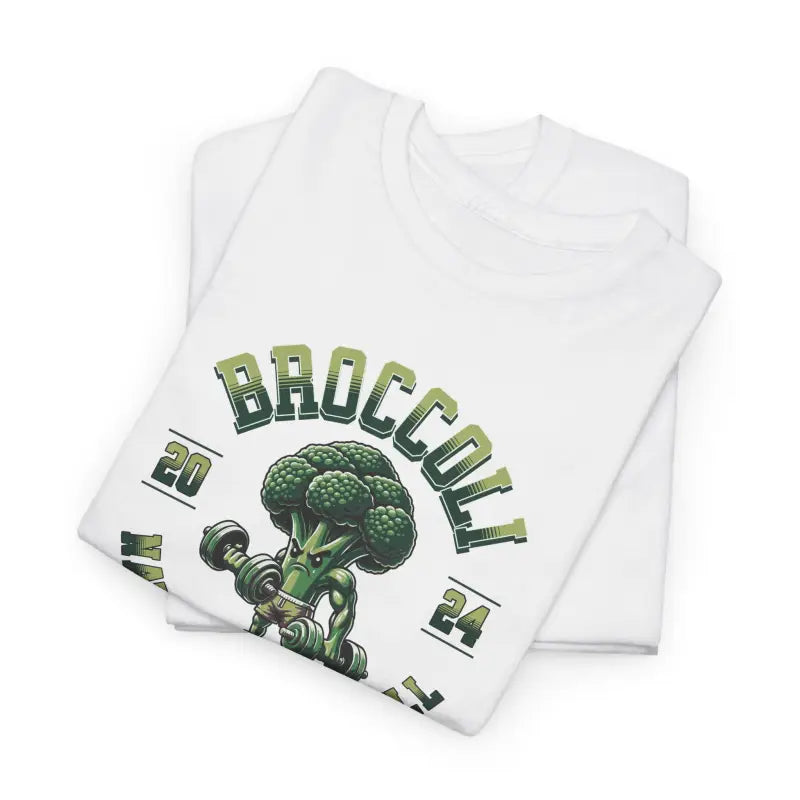 Broccoli T-Shirt - Nature's Dumbbell Fitness Tee - DipaliZ
