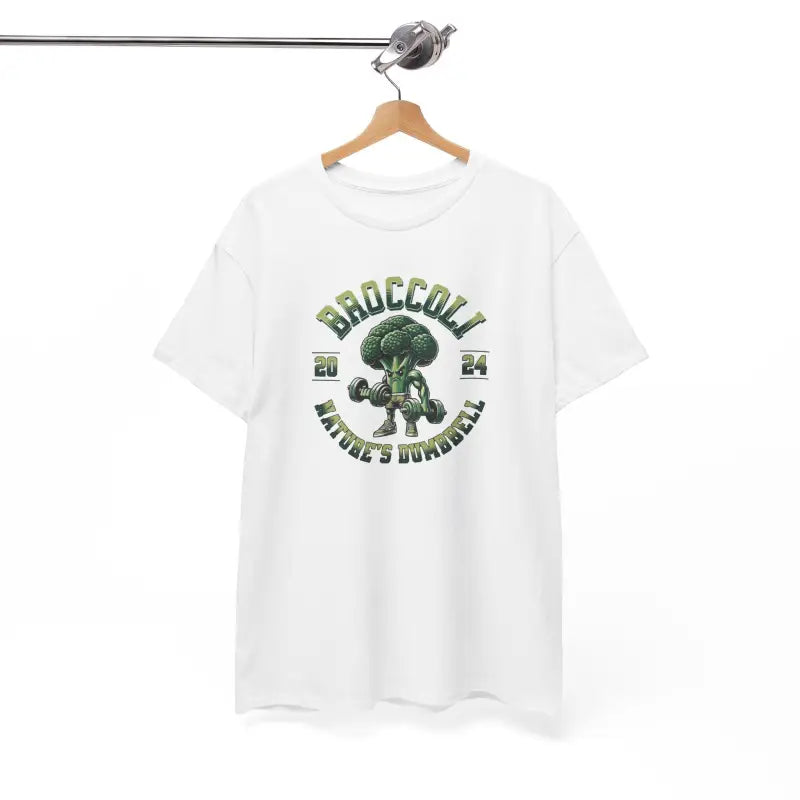 Broccoli T-Shirt - Nature's Dumbbell Fitness Tee - DipaliZ