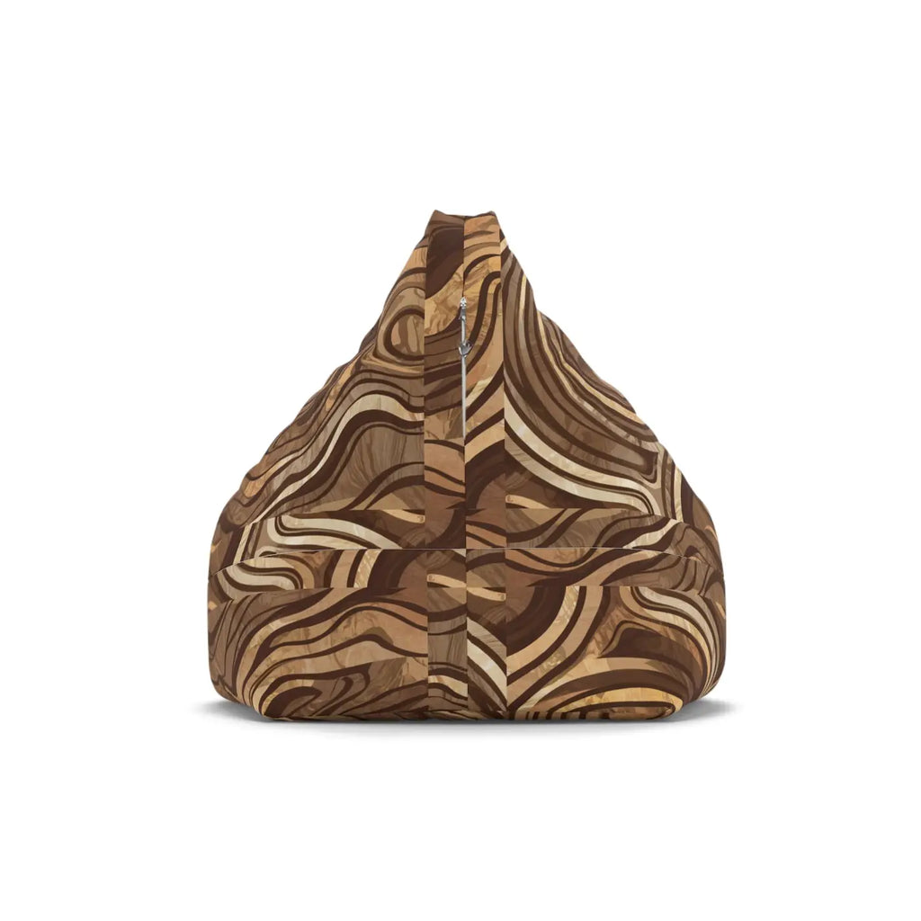 Marble Magnificence Bean Bag Cover - Unparalleled Comfort - DipaliZ
