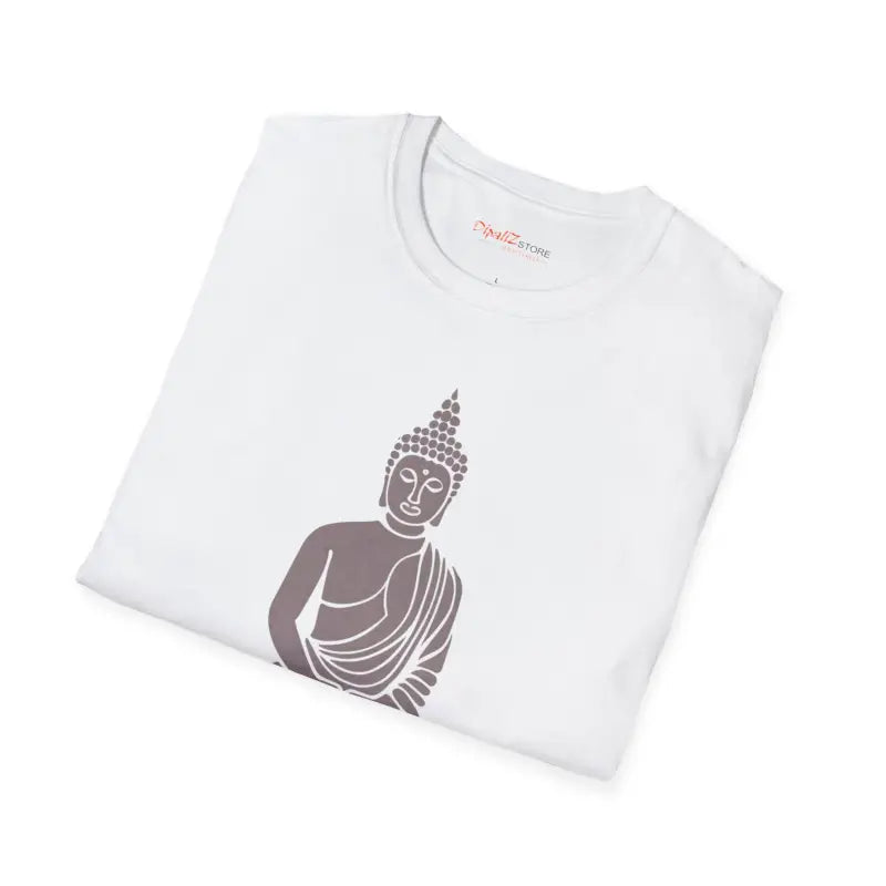 Meditating Buddha Tee - Zen Comfort Everyday Wear - DipaliZ