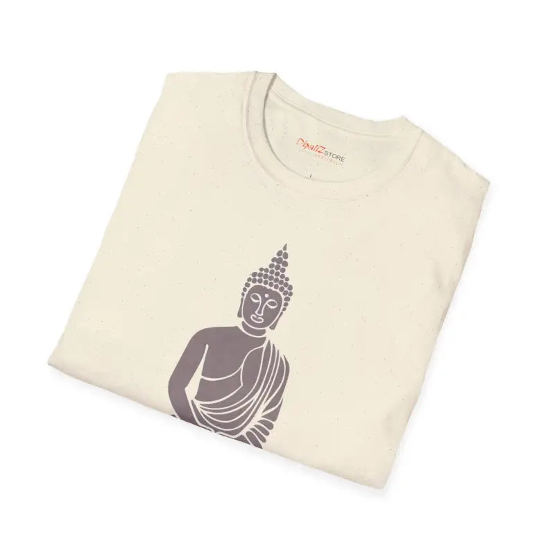 Meditating Buddha Tee - Zen Comfort Everyday Wear - DipaliZ