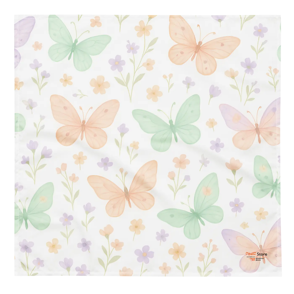 Vivid Wings All-Over Print Bandana - Versatile Style - DipaliZ