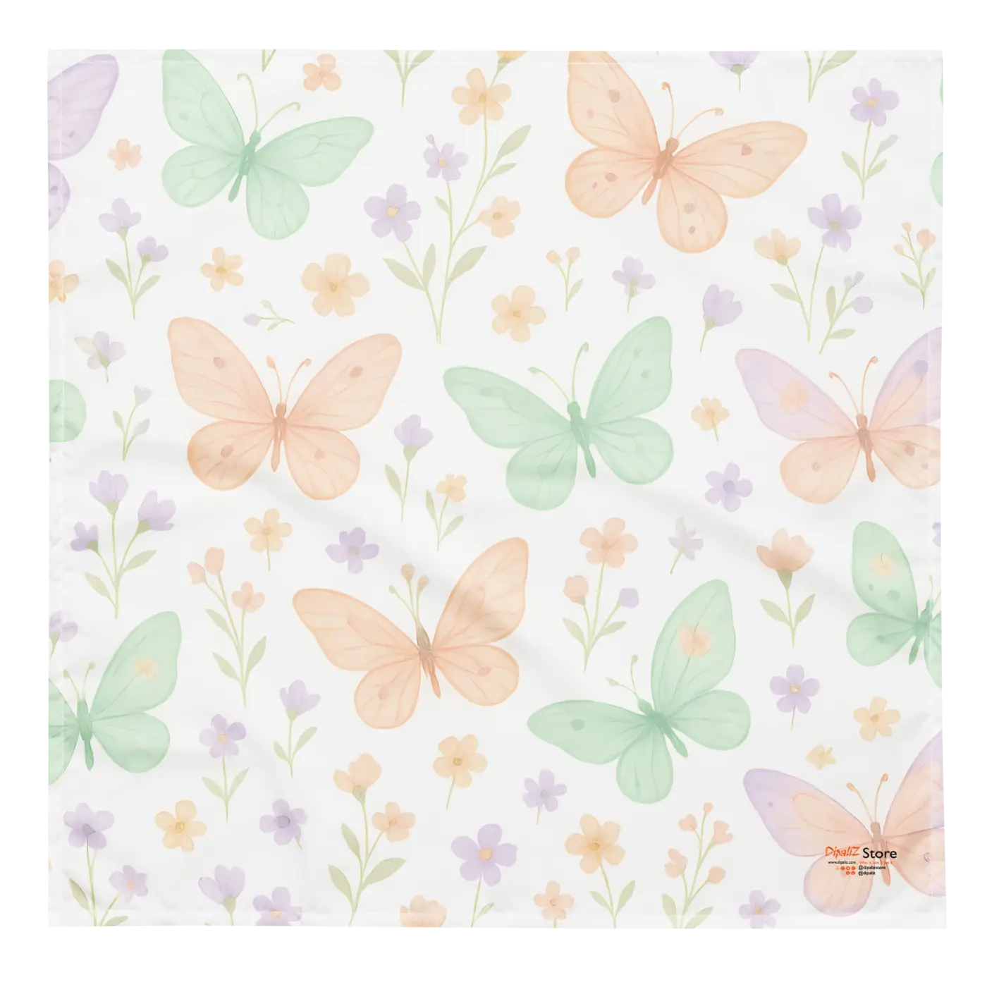 Vivid Wings All-Over Print Bandana - Versatile Style - DipaliZ