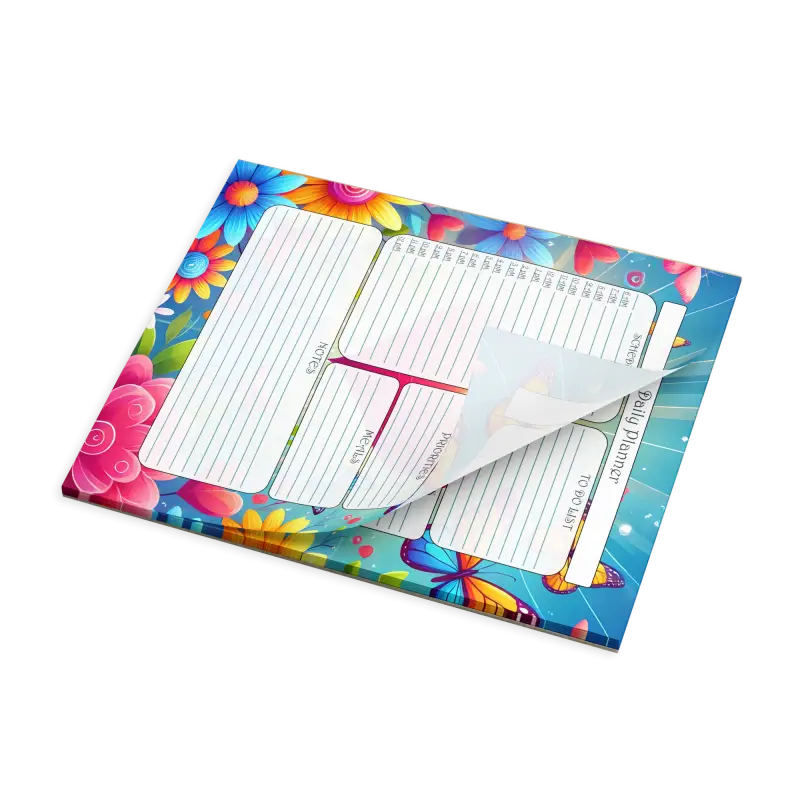 Butterfly Daily Planner Notepad - Magical Organization - DipaliZ