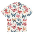 Moisture Wicking Polyester Button Shirt - Eco Butterfly - DipaliZ