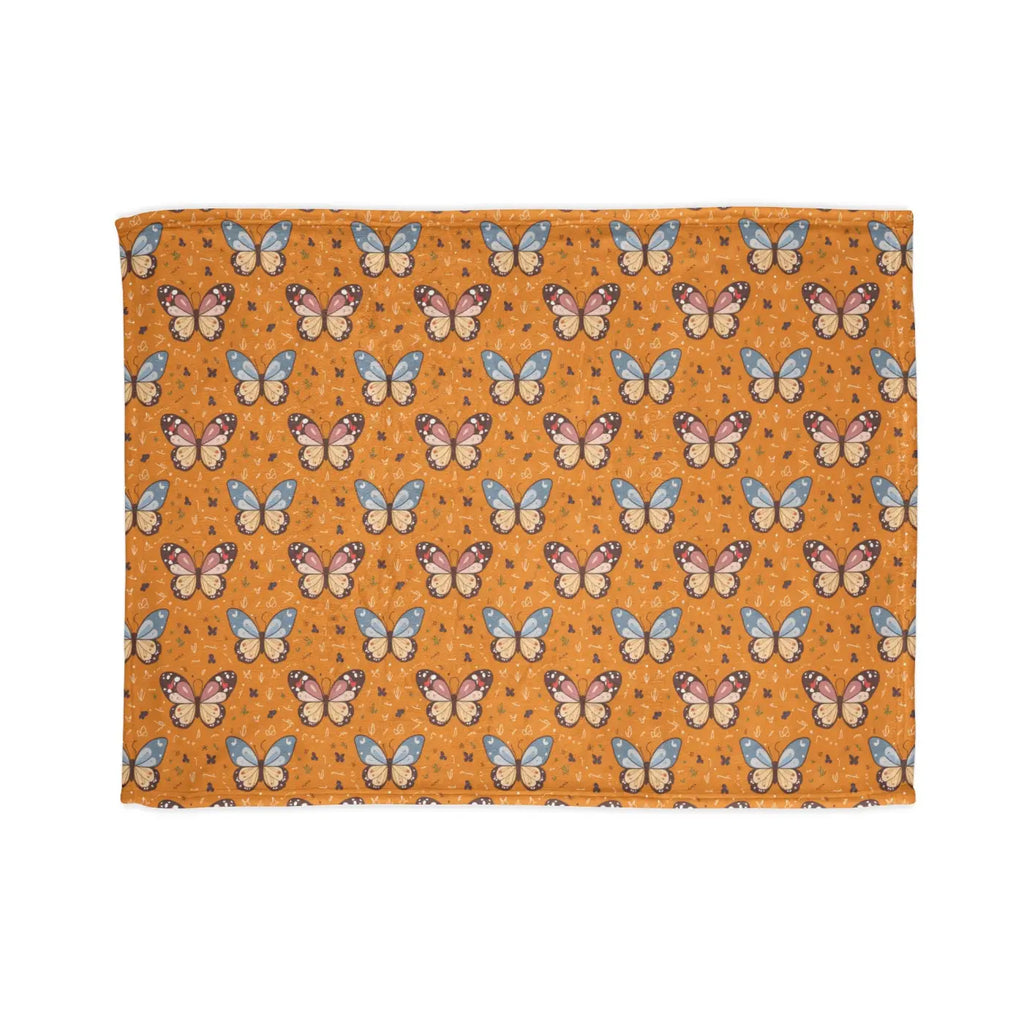 Soft Polyester Blanket - Butterfly Design Minky - DipaliZ