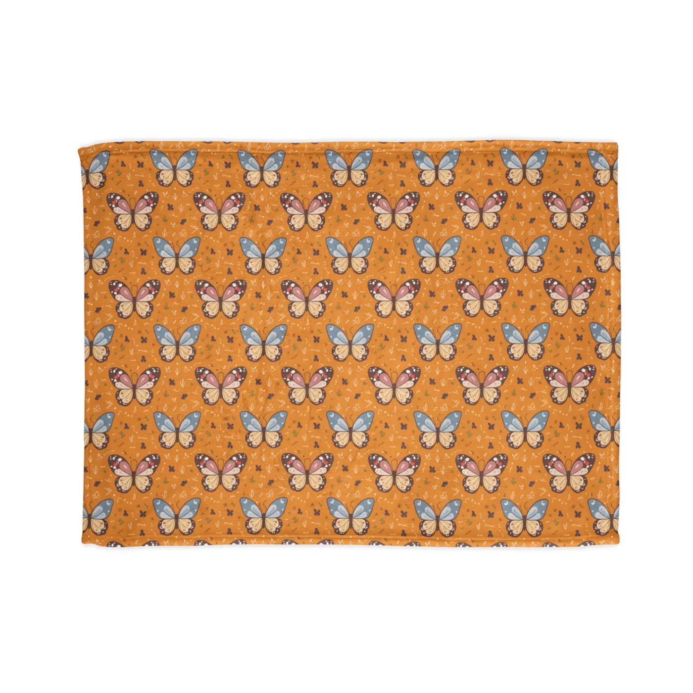 Soft Polyester Blanket - Butterfly Design Minky - DipaliZ