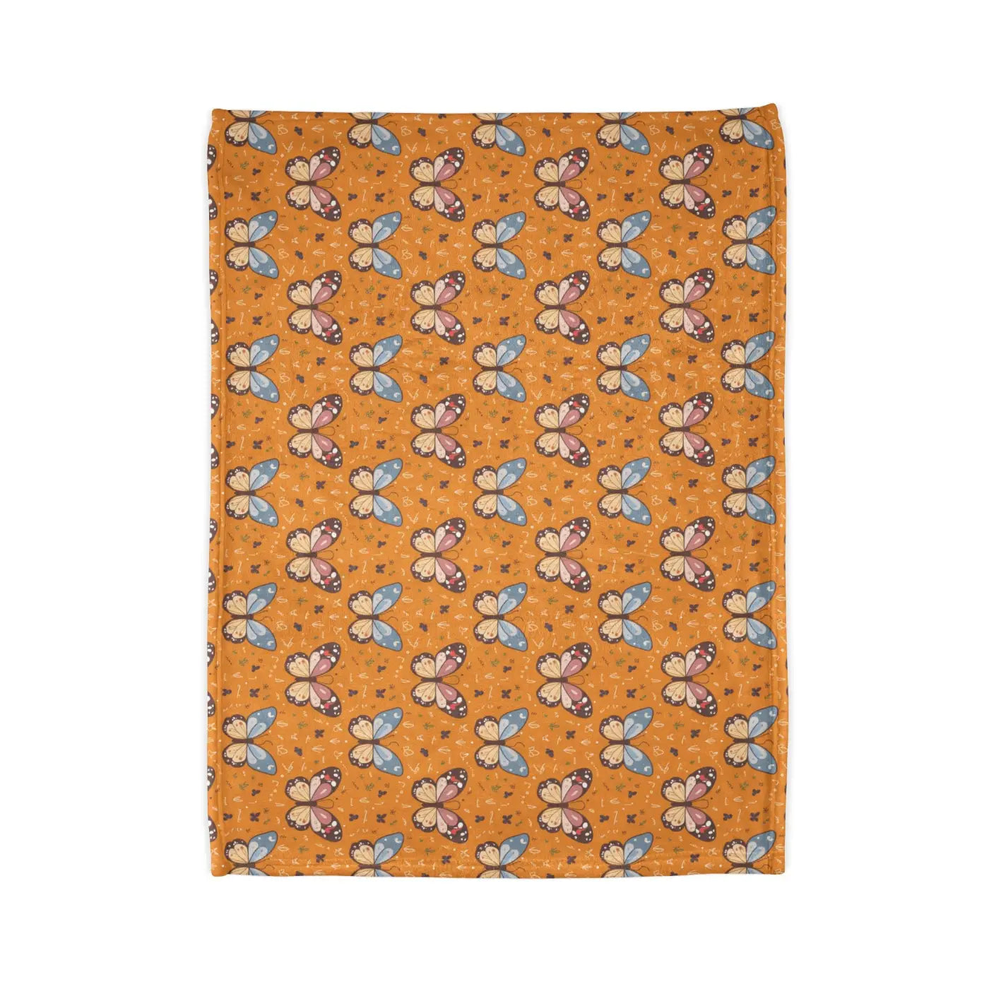 Soft Polyester Blanket - Butterfly Design Minky - DipaliZ