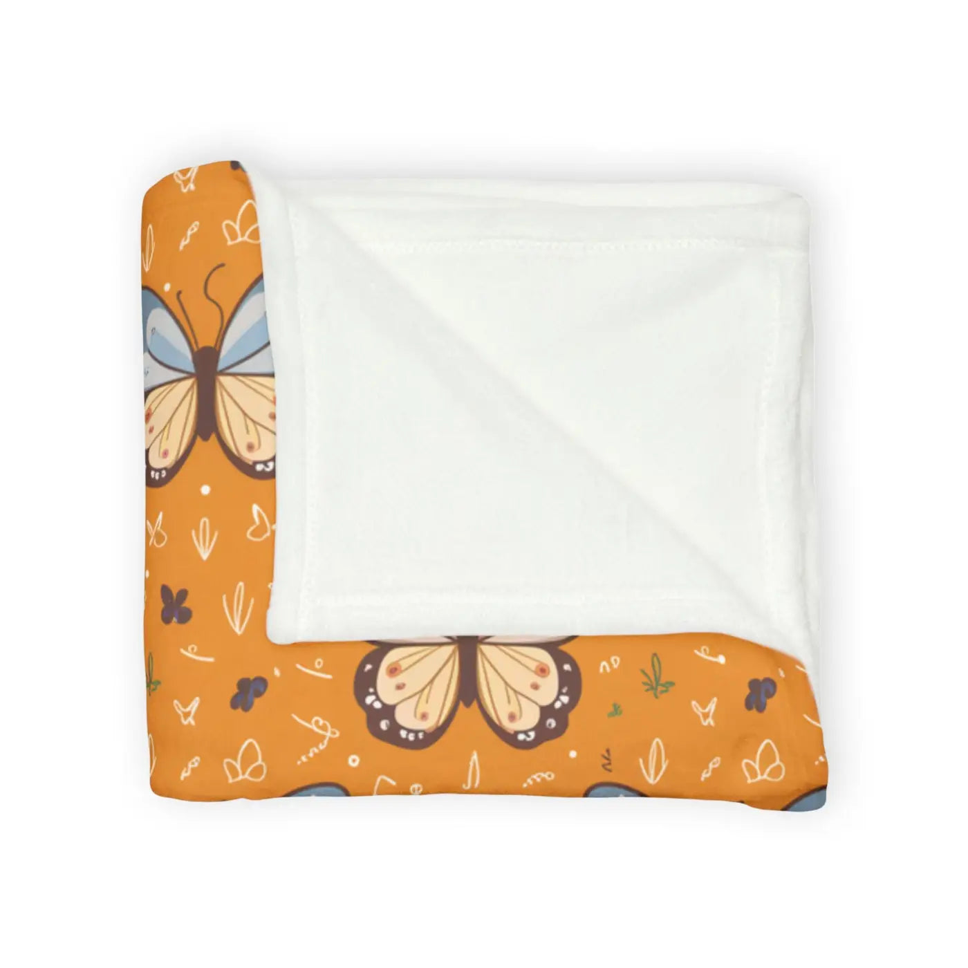 Soft Polyester Blanket - Butterfly Design Minky - DipaliZ