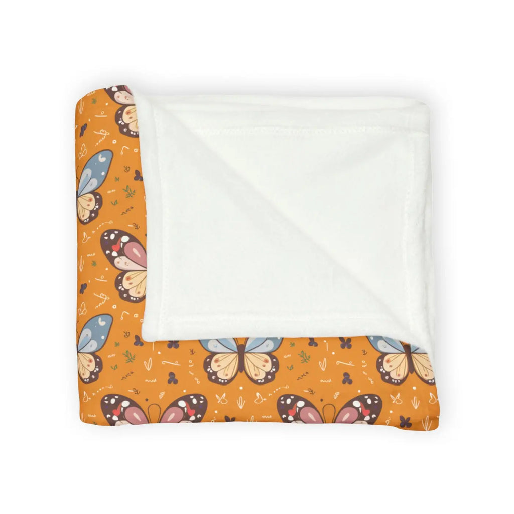 Soft Polyester Blanket - Butterfly Design Minky - DipaliZ