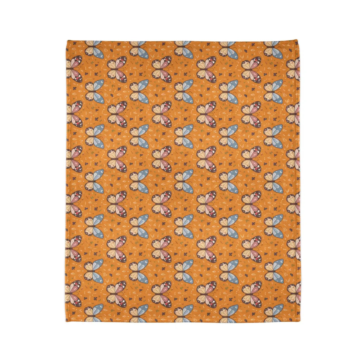 Soft Polyester Blanket - Butterfly Design Minky - DipaliZ