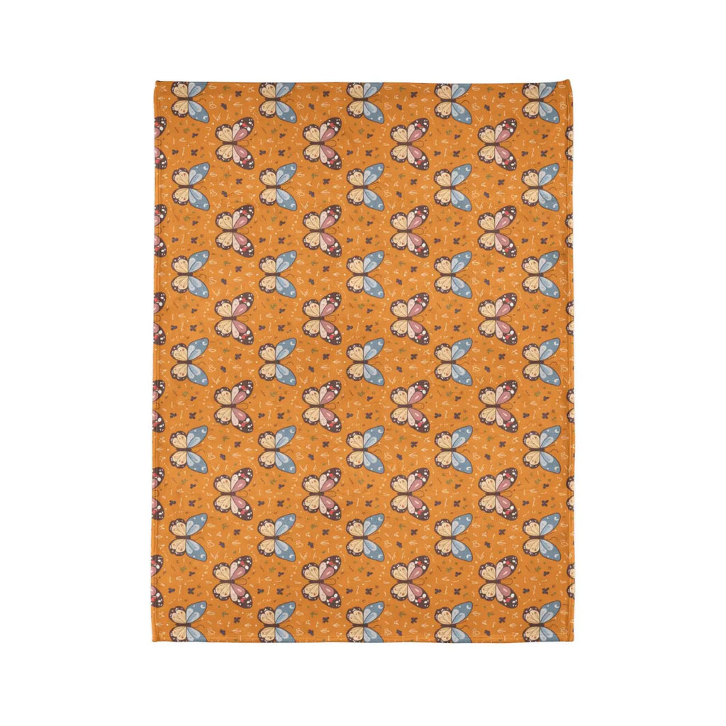 Soft Polyester Blanket - Butterfly Design Minky - DipaliZ