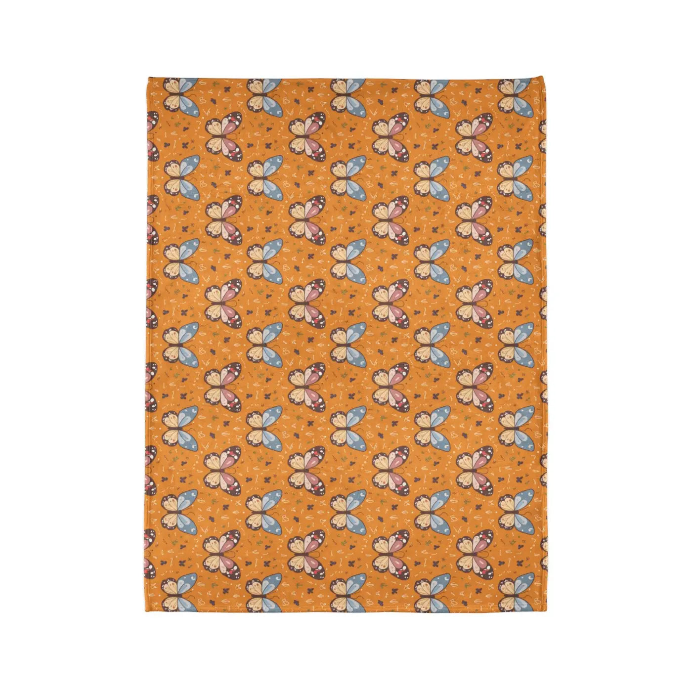 Soft Polyester Blanket - Butterfly Design Minky - DipaliZ