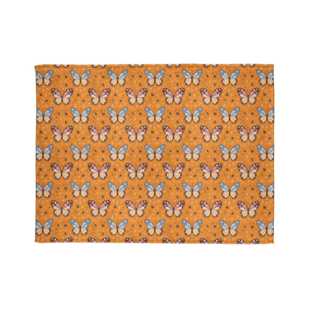 Soft Polyester Blanket - Butterfly Design Minky - DipaliZ