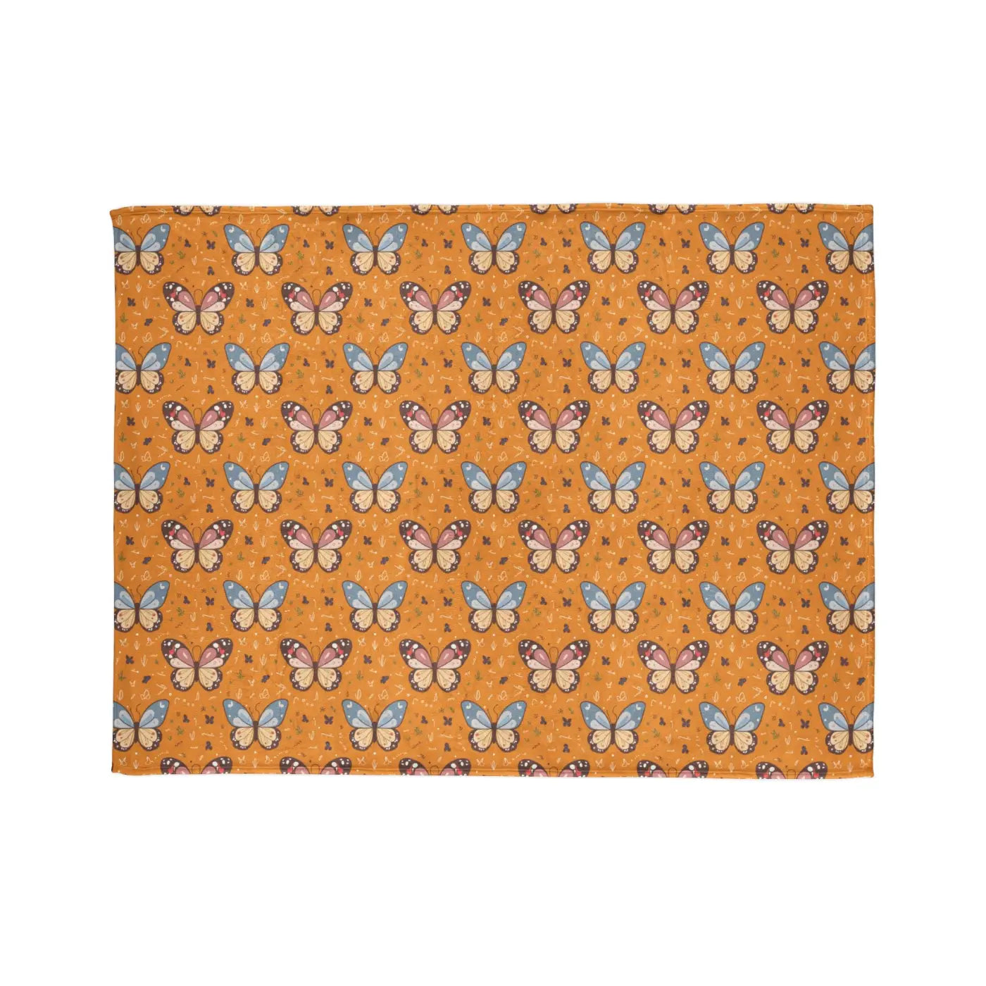 Soft Polyester Blanket - Butterfly Design Minky - DipaliZ