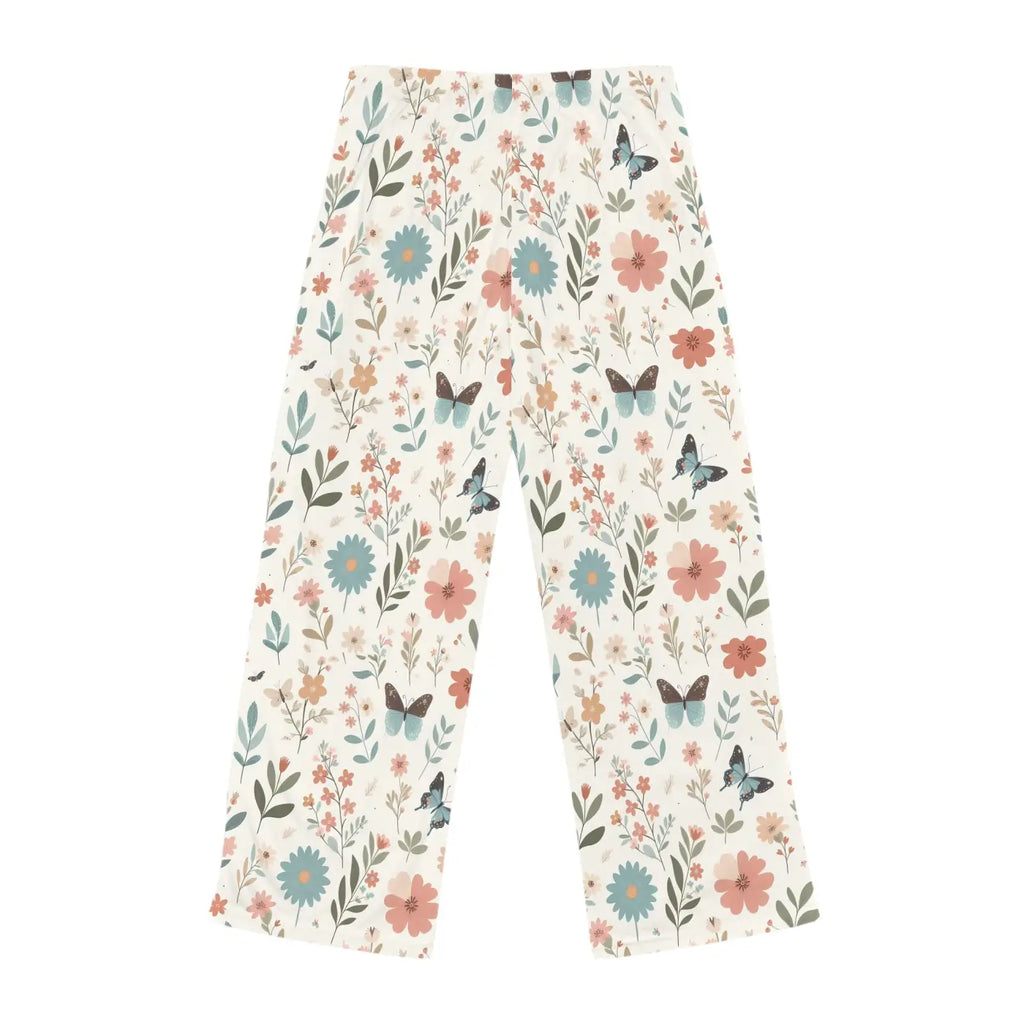 Chic Butterflies Pajama Pants - All-Over Butterfly Prints - DipaliZ