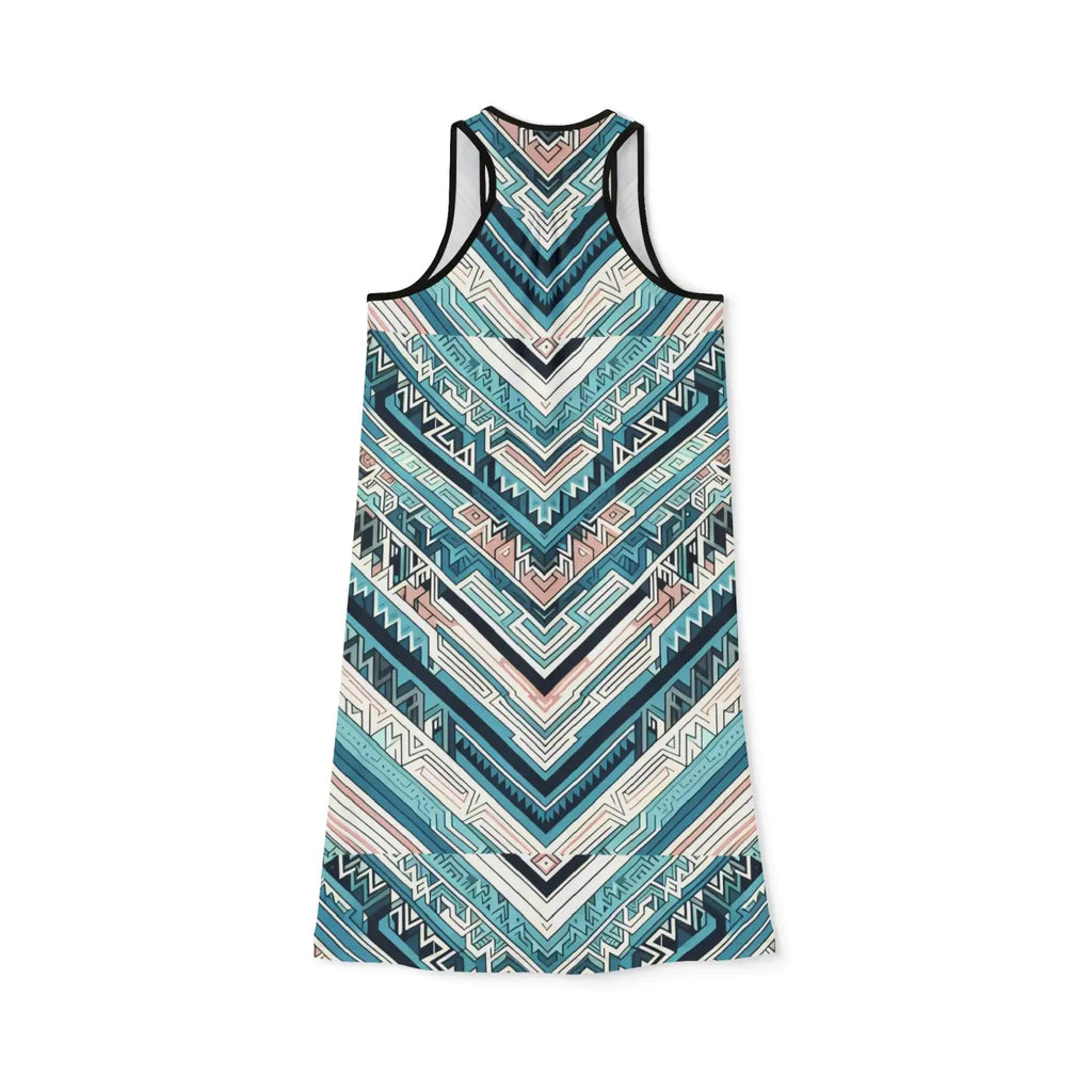 Cut Racerback Dress - Vibrant Colors Everyday Wear - DipaliZ