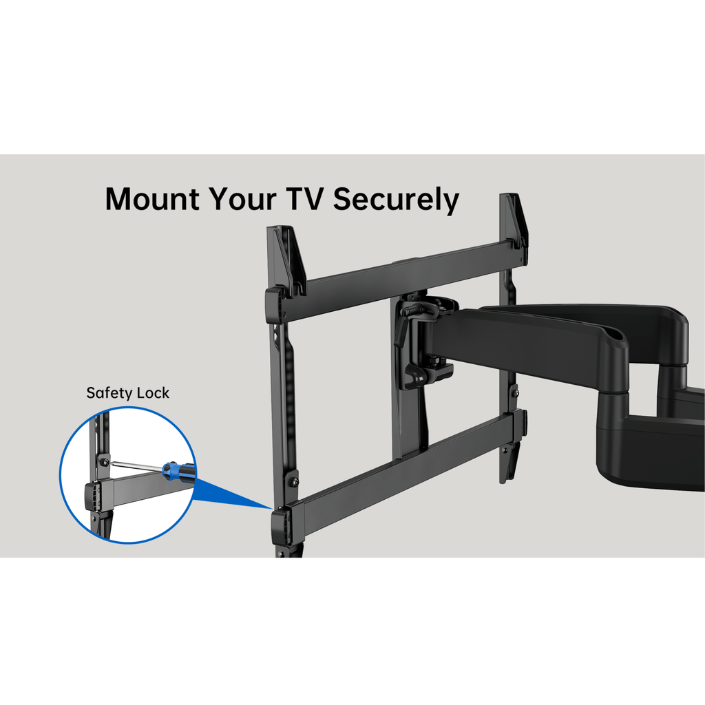 ErgoAv Large Motion TV Mount for 42" to 90" TVs
