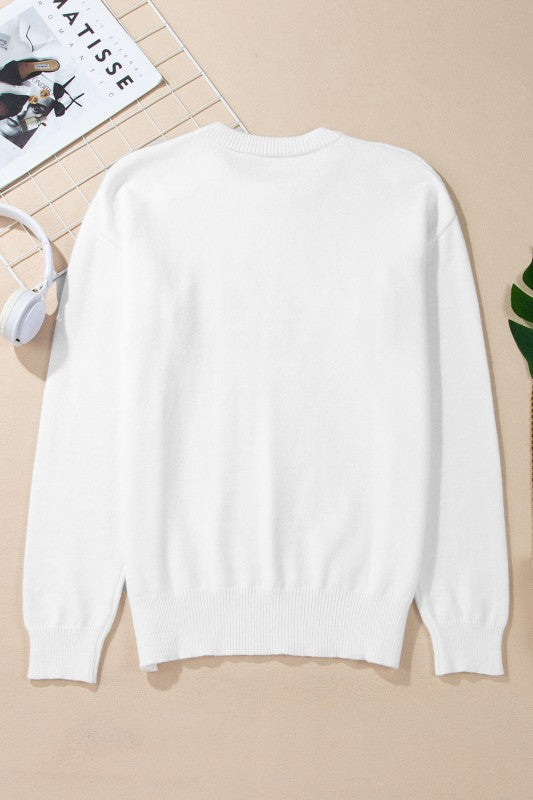 Thankful Embroidered Sweater