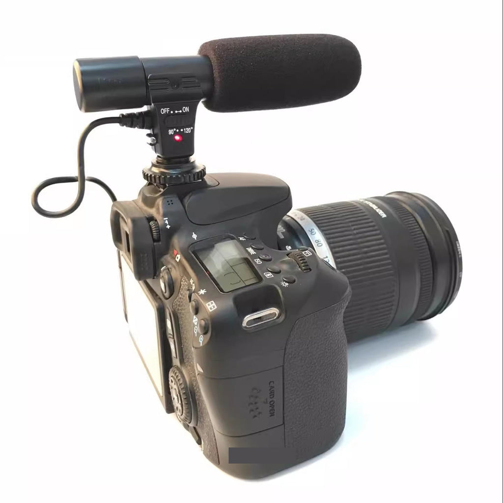 Stereo Microphone Camera Professional Interview Radio