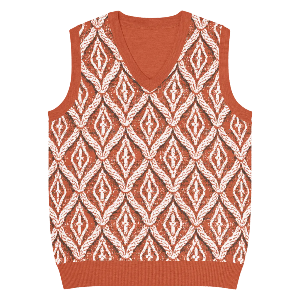 Cable Knit V-Neck Vest - Throwback Style Comfort - DipaliZ