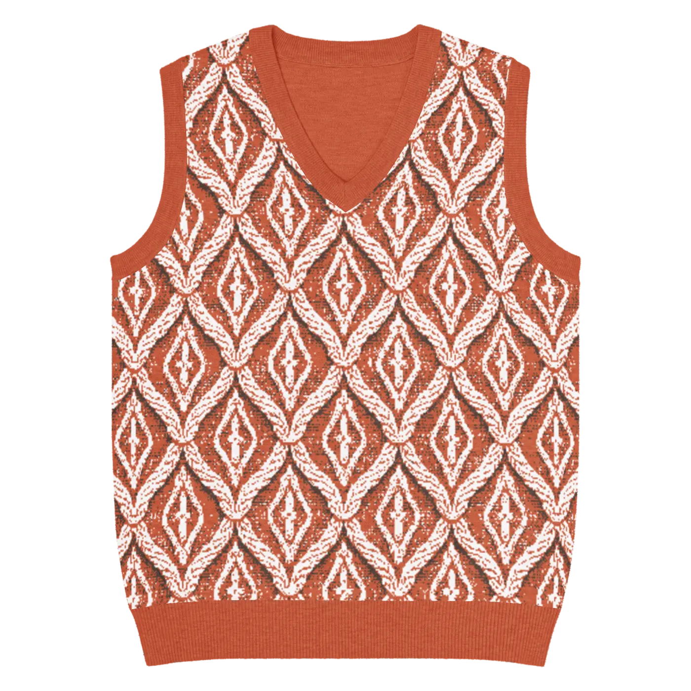 Cable Knit V-Neck Vest - Throwback Style Comfort - DipaliZ